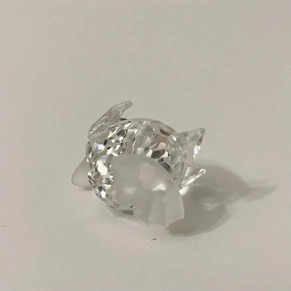 Crystal Glass Duck Figurine Miniature Figure 1.5 Inch Chip - Picture 10 of 16